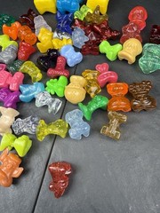 Lot of 60 Random and 3 Monster Gogos Crazy Bones A