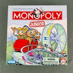 Monopoly Junior COMPLETE Parker Brothers 2005 Kids Childrens Ticket Booth