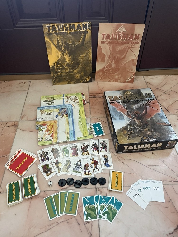 Talisman The Magical Quest Game 2nd Edition Games Workshop 1985 – COMPLETE