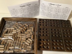 Wooded Sudoku Set Game Luckies 5.5” X 5.5” NEW