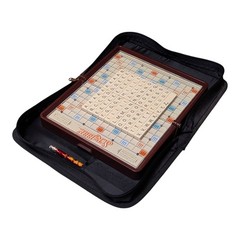 Scrabble Deluxe Travel Edition Board Game Hasbro Zipper CarryCase 100% Complete