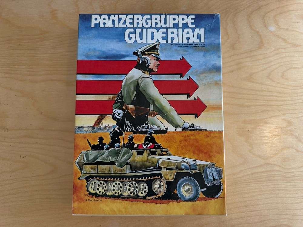 Panzergruppe Guderian Battle Of Smolensk WWII Avalon Hill – Great Condition