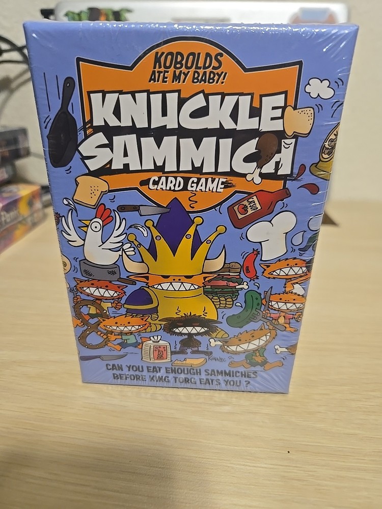 Ninth Level – Knuckle Sammich: Kobolds Ate My Baby Card Game NEW SEALED