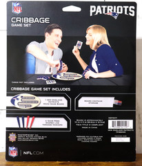 Masterpieces Unisex Adult NFL Cribbage Game – New England Patriots Fan Set