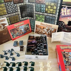 1990 Hero Quest & Kellar’s Keep Quest Pack • Milton-Bradley • Fantasy Board Game