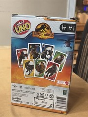 Giant UNO Jurassic World Domination Card Game for Kids & Game Night 2021