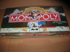 VINTAGE Monopoly Deluxe Edition Parker Brothers 1995 Golden Tokens