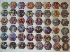 POWER RANGERS POGS TAZOS RARE CHILE COMPLETE SET OF 48 LENTICULAR VINTAGE 90’S