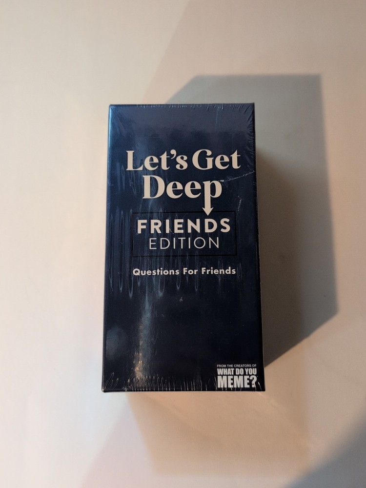 Let’s Get Deep Friends Edition, Questions For Friends Game – BRAND NEW SEALED