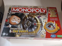 MONOPOLY Secret Vault Board Game 100% Complete NEW IN BOX