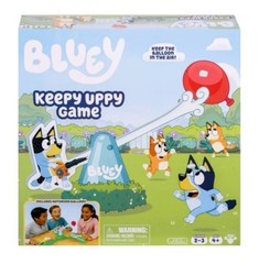 NEW – Bluey Keepy Uppy Game, Motorized Toddler Game W/ Chili & Bingo Paddles