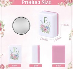 160 Exquisite Craft Mahjong Set Floral 160 Tiles w/ Mirror Jokers Winds