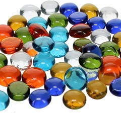 Travel-Ready 48-Pcs Mancala Stones Set – Durable Glass, Perfect Game Accessory