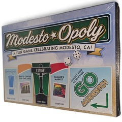 Late For The Sky Modesto-Opoly Board Game California NEW FACTORY SEALED