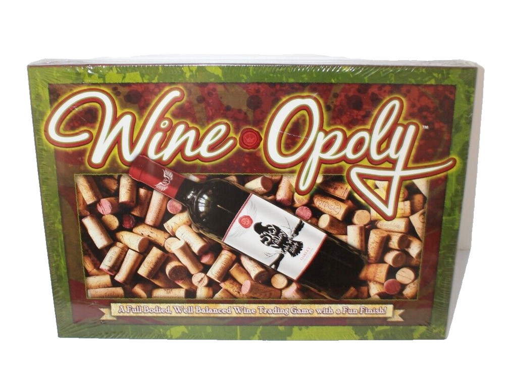 Wine-Opoly Board Game Sealed Brand New 2-6 Players Late for the Sky Wineopoly