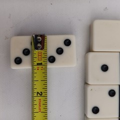 Vintage 28 Piece Domino Set In Walnut Wood Box Pacific Game Company With Papers