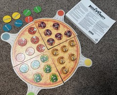 Vintage Pizza Party Board Game Parker Brothers 1987 (missing one red switch pc)