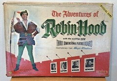 RARE VINTAGE 1956 BETTYE-B THE ADVENTURES OF ROBIN HOOD 3D BOARD GAME COMPLETE