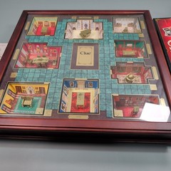 Clue Premier Collector’s Edition Restoration Hardware 3D Wooden Board Game 2007