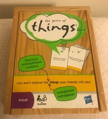 The Game Of Things Board Game ~Hilarious Creative Card Discontinued Wood Box