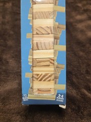 72 Pc Set Tumbling Tower Game Wooden Stacking Blocks NIB Game Night Party Family