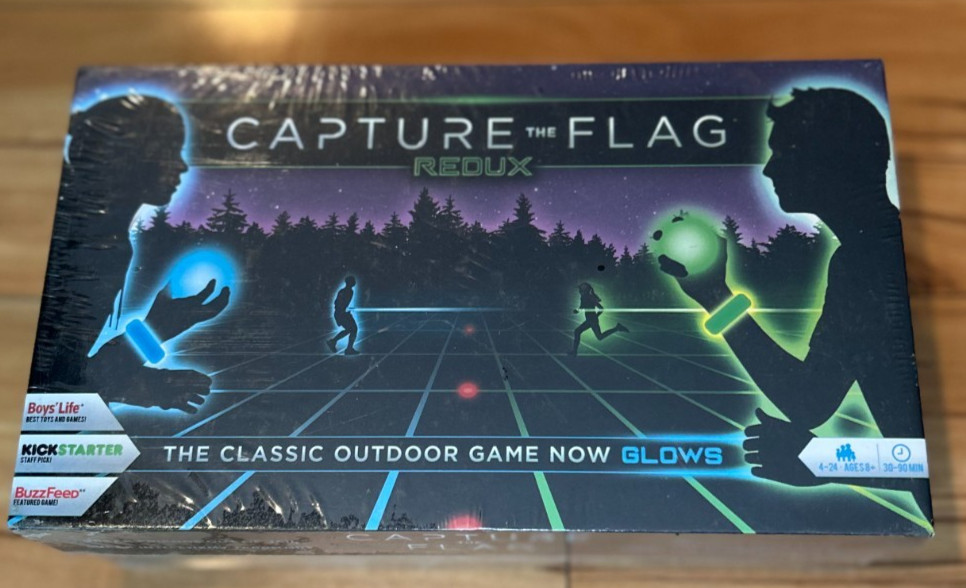 CAPTURE THE FLAG REDUX: Glow in the Dark Outdoor Game – NEW and SEALED!!!!