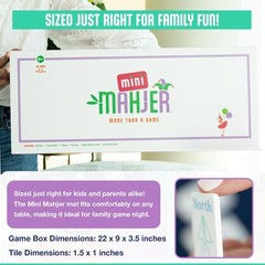 Mini Mahjer Mahjong for Beginners & Families | American Mahjong Starter Set, …