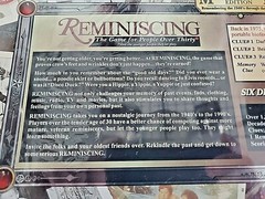 Reminiscing Millennium Edition 1940’s thru 1990’s Board Game NEW! Sealed