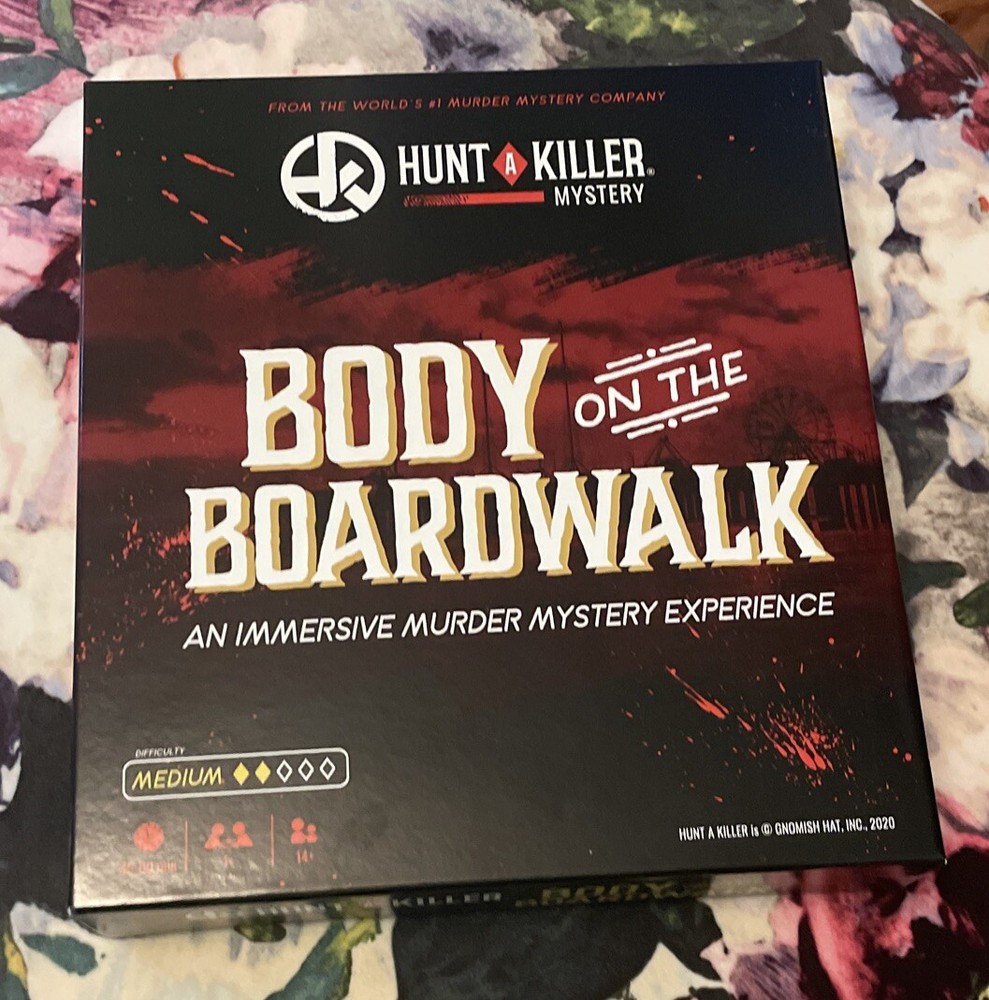 Hunt a Killer Body on the Boardwalk Immersive Murder Mystery Game Complete