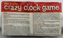 1964 Crazy Clock Game by Ideal Complete in Great Condition FREE SHIPPING