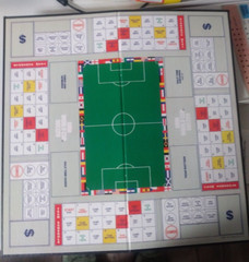 Vintage 1991 Mini World Cup Soccer Board Game, Almost Complete