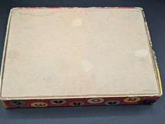 Antique ANAGRAMS Word Game Original Box, 300ish Letter Tiles, Transogram Co #80