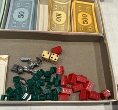 VTG 1961 Monopoly Board Game Parker Brothers 99% Complete Original RARE READ