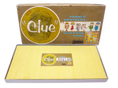 VINTAGE 1963 Parker Brothers Clue Board Game COMPLETE