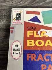 1960s Flannel Board Fractional Pizza Party Game Educational Math Fractions