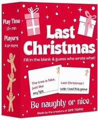 OFF TOPIC Last Christmas Naughty or Nice Holiday Party Game