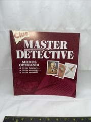 Clue Master Detective 1988 Replacement Parts INSTRUCTIONS BOOKLET
