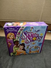 DISNEY PRINCESS SEE THE STORY GAME-FIND MATCHES IN THE WISHING WELL REFLECTIONS!