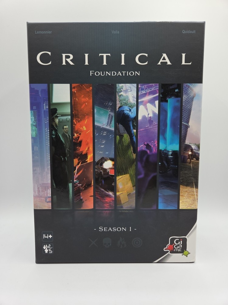 Critical Foundation Season 1 RPG Board Game Science Fiction Strategy