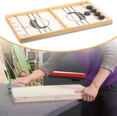 Fast Sling Puck Game Paced Desktop Winner PK Game Board Family Toys Child Gift