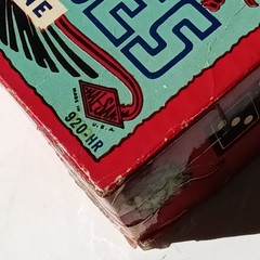 Vintage Dominoes Double Nine Box Set Oriental Dragons Multicolored Dots