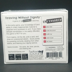 Drawing Without Dignity A Game of Uncensored Sketches Adult New Factory Sealed