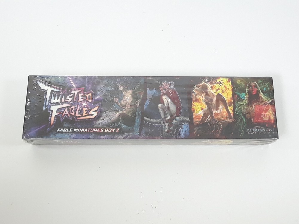 Diemension Games Twisted Fables Fable Miniatures Box 2 – 4 Miniatures Set SEALED