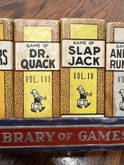 Vintage 1930s Russell Library of Games Set of 6 Complete Miniature Card Games US