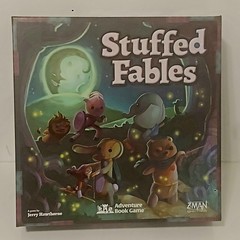 Stuffed Fables Adventure Book Game Complete W/Dice/Figures/4 Sealed Decks Z-Man