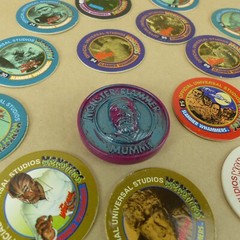 Plastic Pog Slammer Mummy Monster Slammer with 20 Pogs 1994 Slammer Whammers!