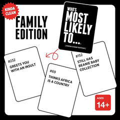 Who’S Most Likely To…Kinda Clean Family Edition [A Party Game | Great for Adul