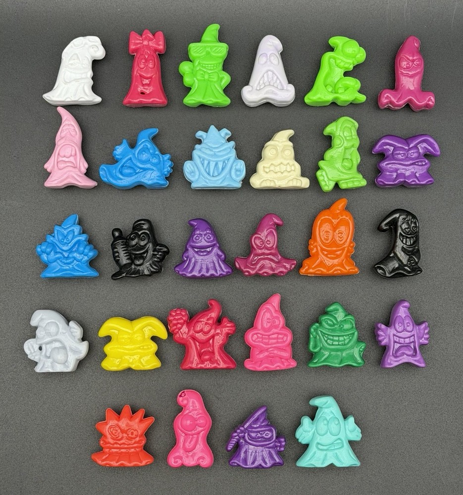 Lot 28 Gogo’s Crazy Bones Ghost Series 2004 Assorted Figures
