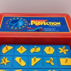 Vintage Milton Bradley Perfection Electronic Shape Matching Game Complete Tested