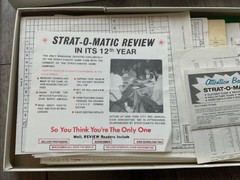 Lots of 2 Vintage Strat-o-Matic baseball Board Game Sports – As is